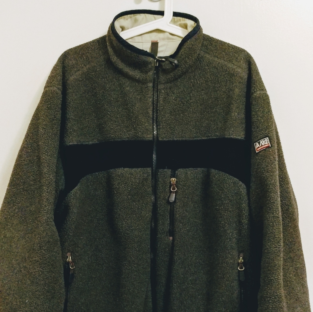 ABERCROMBIE & FITCH 92 Reversible Fleece Jacket 